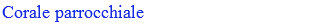 Corale parrocchiale