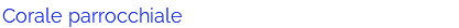 Corale parrocchiale