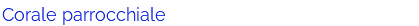 Corale parrocchiale
