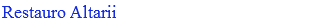 Restauro Altarii
