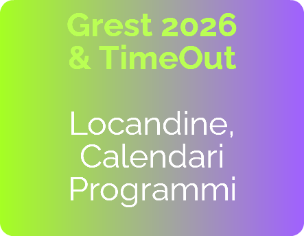 Grest 2026 & TimeOut Locandine, Calendari Programmi